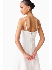 Elliatt White Saffron Gown Dress - Image 5 of 6