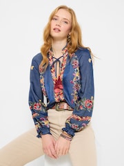 Joe Browns Blue Festival Fun Embroidered Top - Image 4 of 6