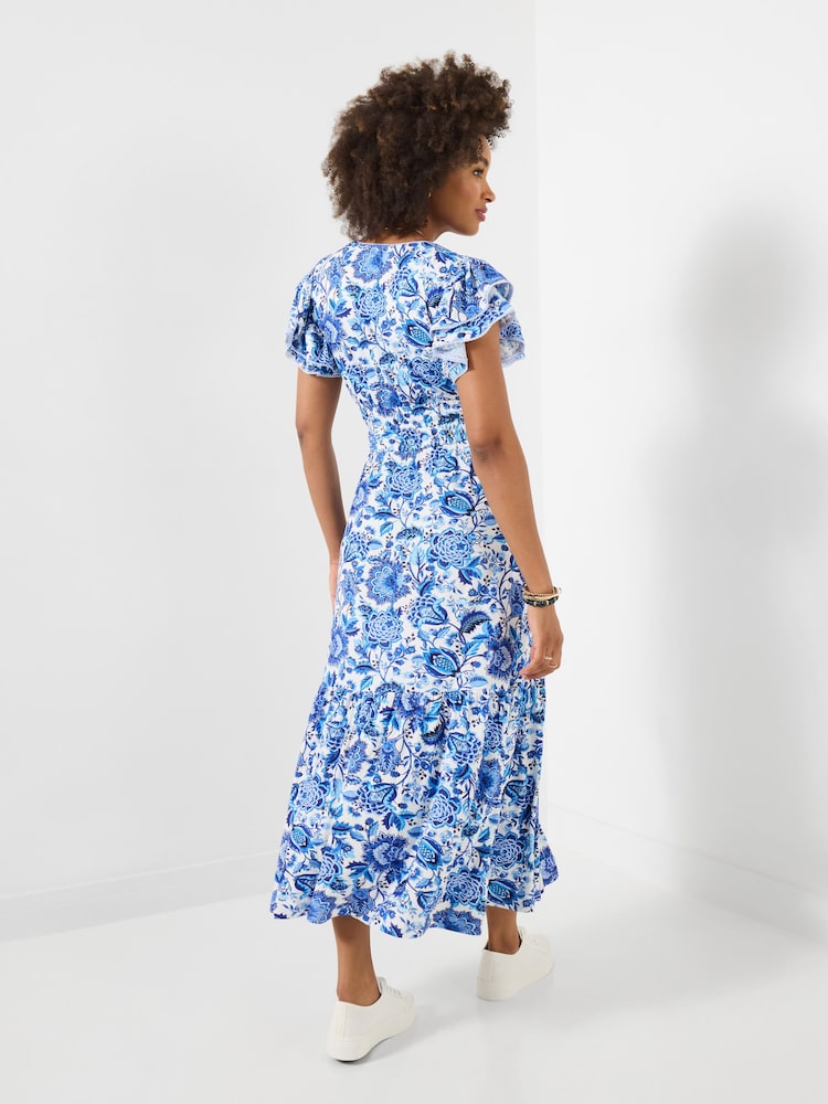 Joe Browns Blue Santorini Floral Jersey Dress - Image 2 of 5