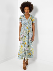 Joe Browns Vakker Kjole Med Botaniske Blomsterprint - Bilde 4 av 6