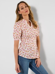 Joe Browns White Beautiful Butterfly Blouse - Image 1 of 6