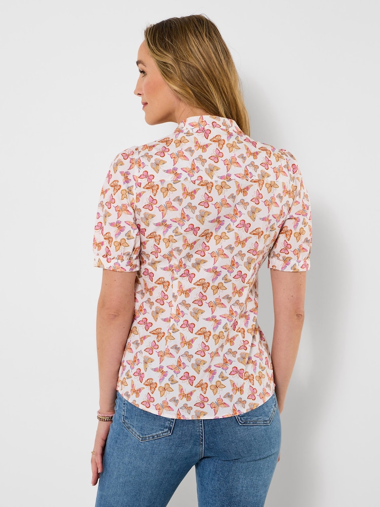 Joe Browns White Beautiful Butterfly Blouse - Image 2 of 6