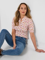 Joe Browns White Beautiful Butterfly Blouse - Image 3 of 6