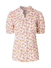 Joe Browns White Beautiful Butterfly Blouse - Image 6 of 6