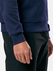 Gym + Coffee Navy Clubhouse Half Zip Fleece - Image 3 of 4