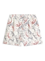 Tommy Hilfiger White Flag Embroidery Pure Linen Shorts - Image 5 of 5