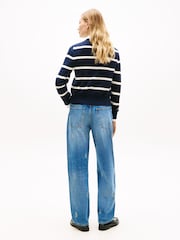 Tommy Hilfiger Premium Knit Gold Tone Button Cardigan - Imaginea 3 din 5