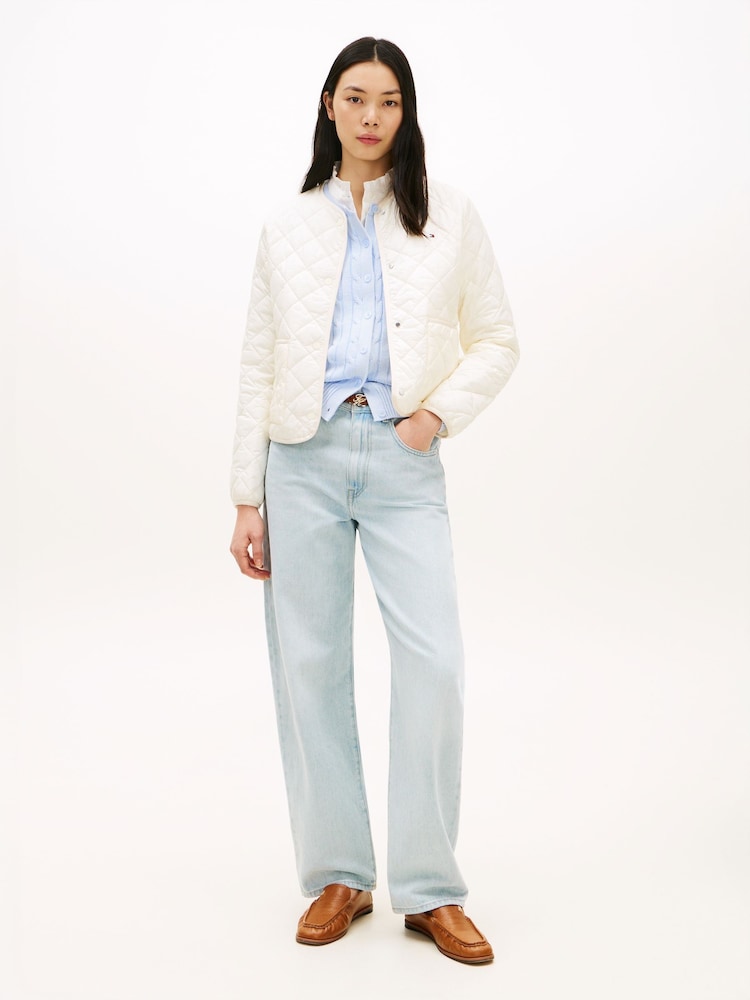 Tommy Hilfiger Nude Lightweight Water Repellent Quilted Padded Jacket - Image 2 of 5