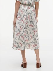 Tommy Hilfiger Pure Linen A-Line Midi Skirt - 画像 3 / 4