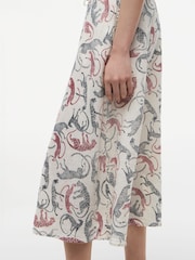 Tommy Hilfiger Pure Linen A-Line Midi Skirt - 画像 4 / 4