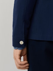 Hackett Blue Seersucker Jacket - Image 6 of 7