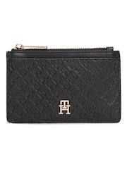 Tommy Hilfiger Hilfiger Icon Debossed Credit Card Holder - Imaginea 1 din 4