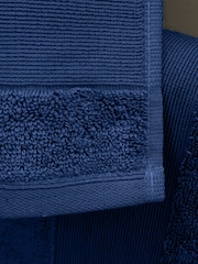 Catherine Lansfield 6 Piece Navy Anti-Bacterial Towel Bales - Image 3 of 4