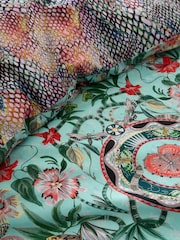 Matthew Williamson Green Mother Amazon Cotton Sateen Duvet Cover Set - Image 2 of 5