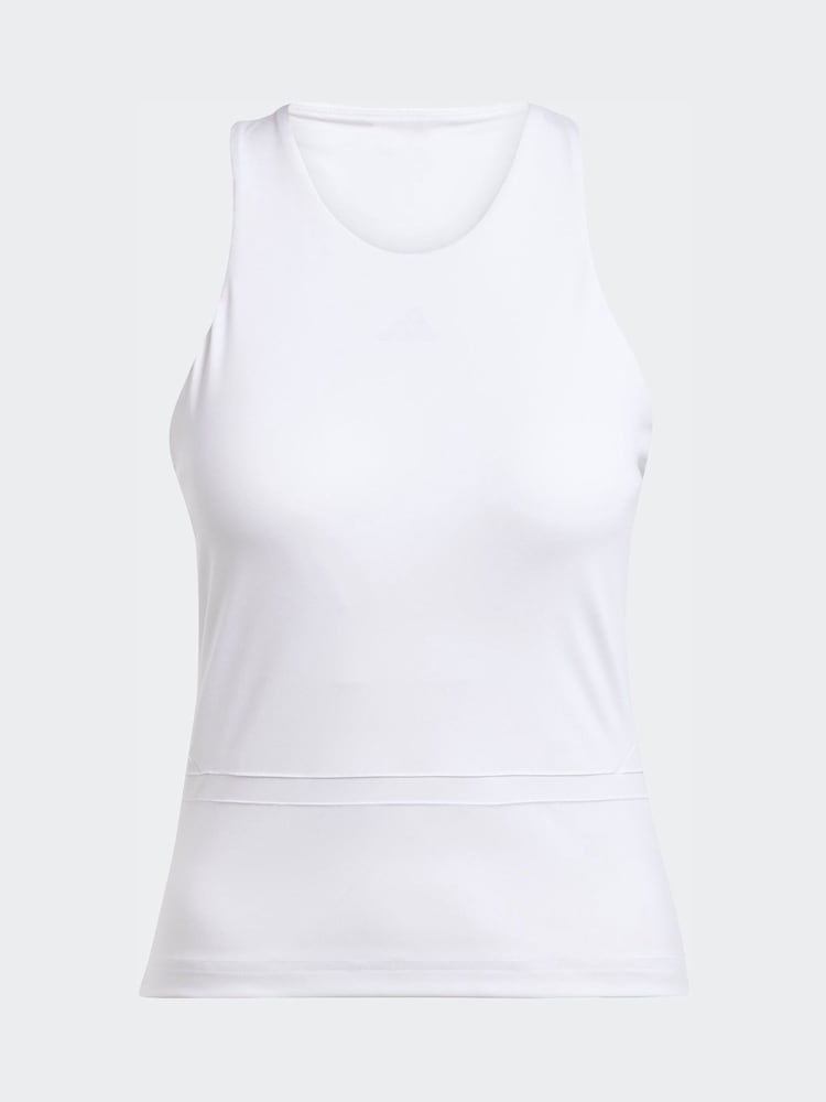 adidas White Tennis Y-Vest Midi Dress - Image 6 of 6