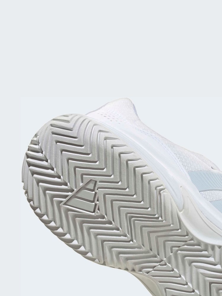 adidas White Gamecourt 2 Tennis Shoes - Image 10 of 10