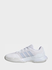 adidas White Gamecourt 2 Tennis Shoes - Image 3 of 10
