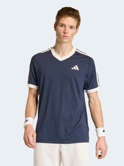 adidas Blue Heritage Tennis T-Shirt - Image 1 of 6
