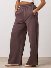 Gym King Brown Replenish Peached Wide Seam Joggers - Image 3 of 4