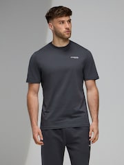 Gym King Grey Established Regular Fit T-Shirt - Image 3 of 4