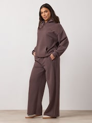 Gym King Brown Replenish Peached Seam Hoodie - Image 1 of 4