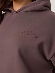 Gym King Brown Replenish Peached Seam Hoodie - Image 4 of 4