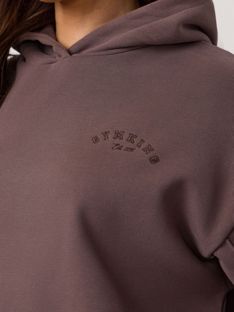 Gym King Brown Replenish Peached Seam Hoodie - Image 4 of 4