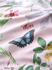 RHS x Catherine Lansfield Pink Enchanted Butterfly Garden So Soft Duvet Cover Set - Image 4 of 5