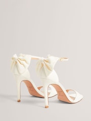 Ted Baker Cream Sofeela Bow Detail Sandals - Image 3 of 4