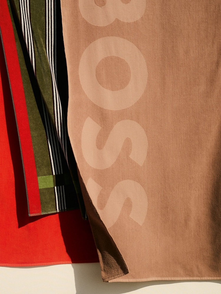 BOSS Camel Zuma Beach Towel - Image 1 of 5