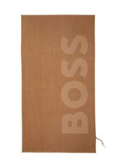 BOSS Camel Zuma Beach Towel - Image 3 of 5