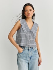 Free People Blue Waiting For Me Top - Image 1 of 7