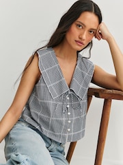 Free People Blue Waiting For Me Top - Image 7 of 7