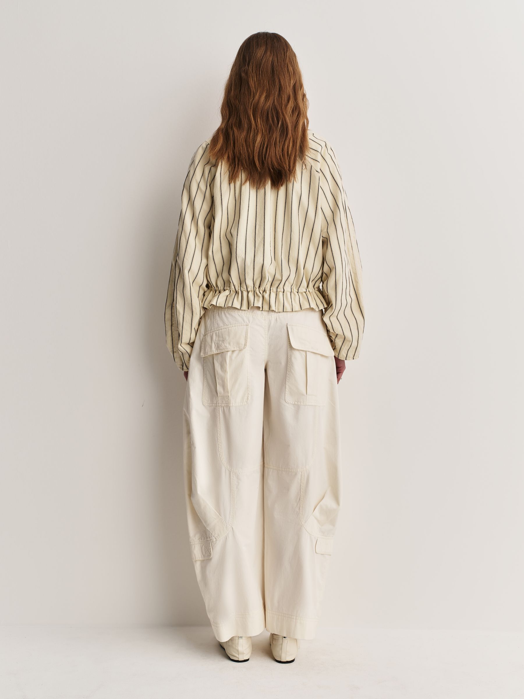 Buy Free People White Onset Parachute Trousers from Next Canada