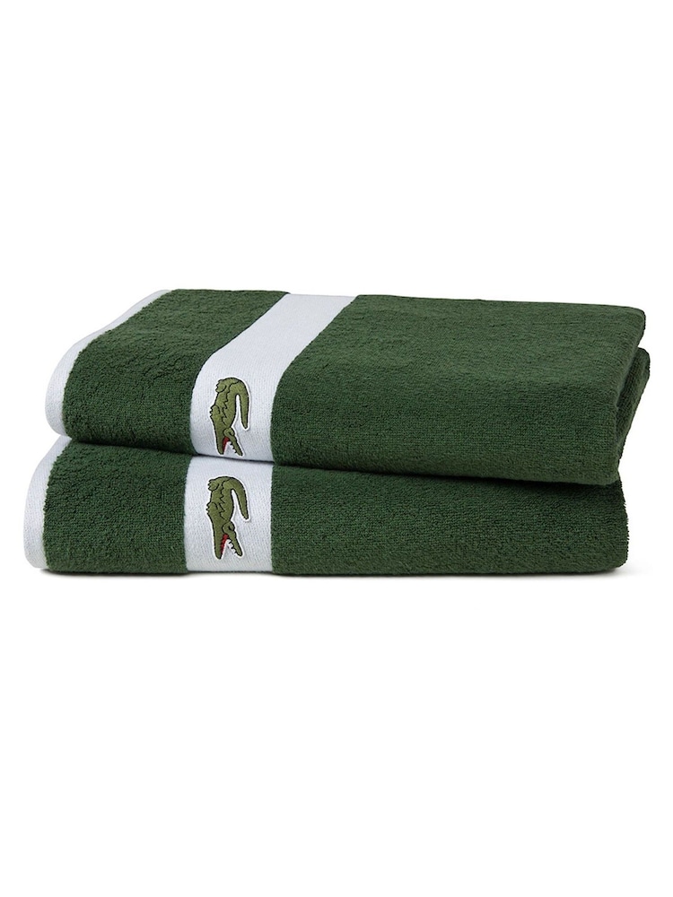 Lacoste Vert Logo Casual Cotton Towel - Image 1 of 6