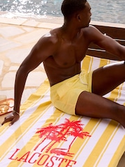 Lacoste Multicoloured Fancy Beach Towel - Image 1 of 4