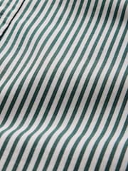 Gap Green stripe Cotton Poplin Classic Shirt - Image 4 of 4