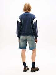 Tommy Jeans Contrast Logo Embroidery Boxy Sweatshirt - Imaginea 3 din 5