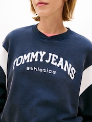 Tommy Jeans Contrast Logo Embroidery Boxy Sweatshirt - Imaginea 4 din 5