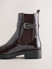 Burgundy Red Standard/Wide Fit Chelsea Boots - Image 4 of 5