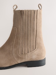 Neutral Forever Comfort® Suede Scround Toe Leather Chelsea Boots - Image 10 of 10