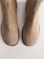 Neutral Forever Comfort® Suede Scround Toe Leather Chelsea Boots - Image 8 of 10