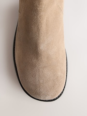 Neutral Forever Comfort® Suede Scround Toe Leather Chelsea Boots - Image 9 of 10