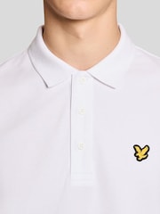 Lyle & Scott White Core Sports Polo Shirt - Image 3 of 4