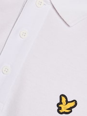 Lyle & Scott White Core Sports Polo Shirt - Image 4 of 4