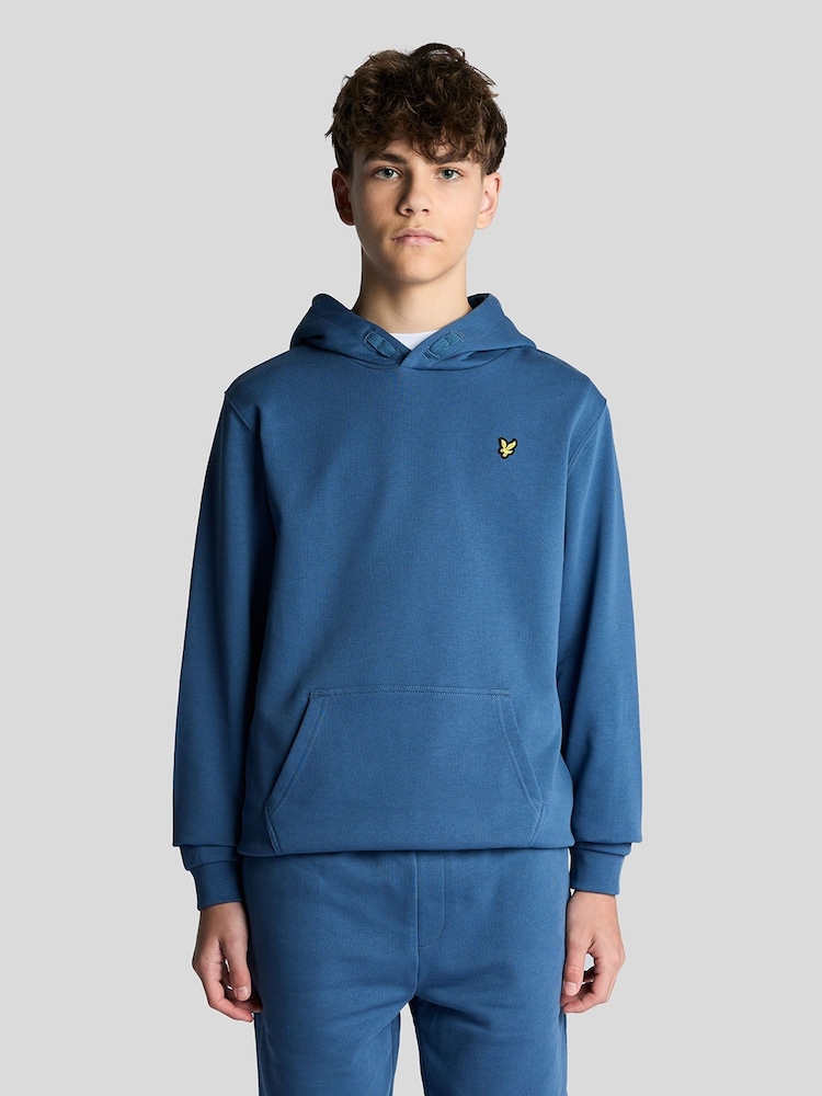 Lyle & Scott Dark Blue Pullover Hoodie - Image 1 of 5