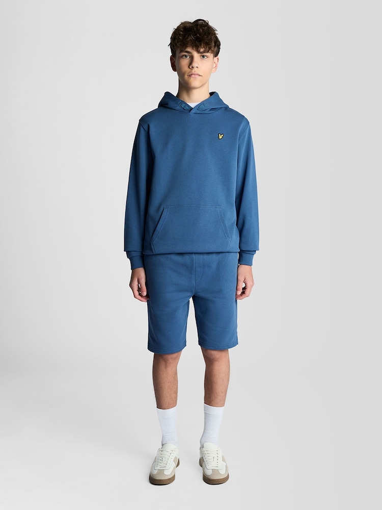 Lyle & Scott Dark Blue Pullover Hoodie - Image 2 of 5
