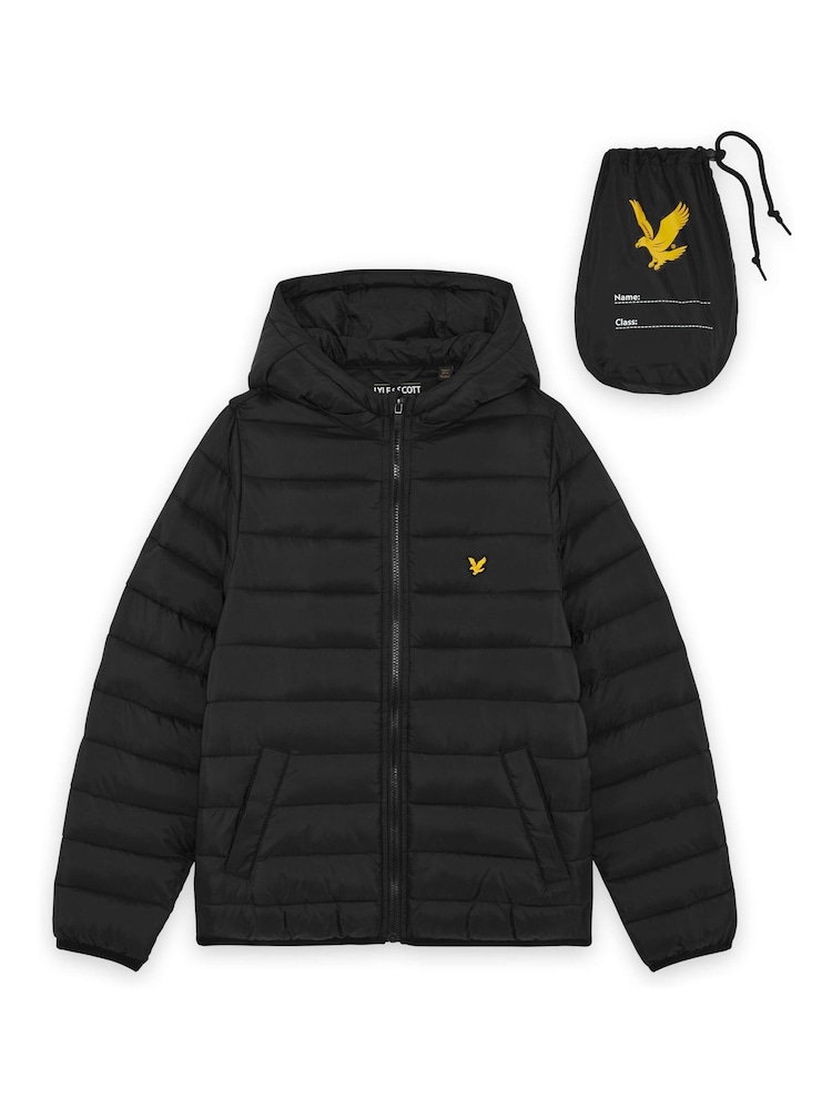 Lyle & Scott Black Sports Wadded Pac a Jacket - Image 5 of 5 Lyle & Scott Black Sports Wadded Pac a Jacket - Image 5 of 5