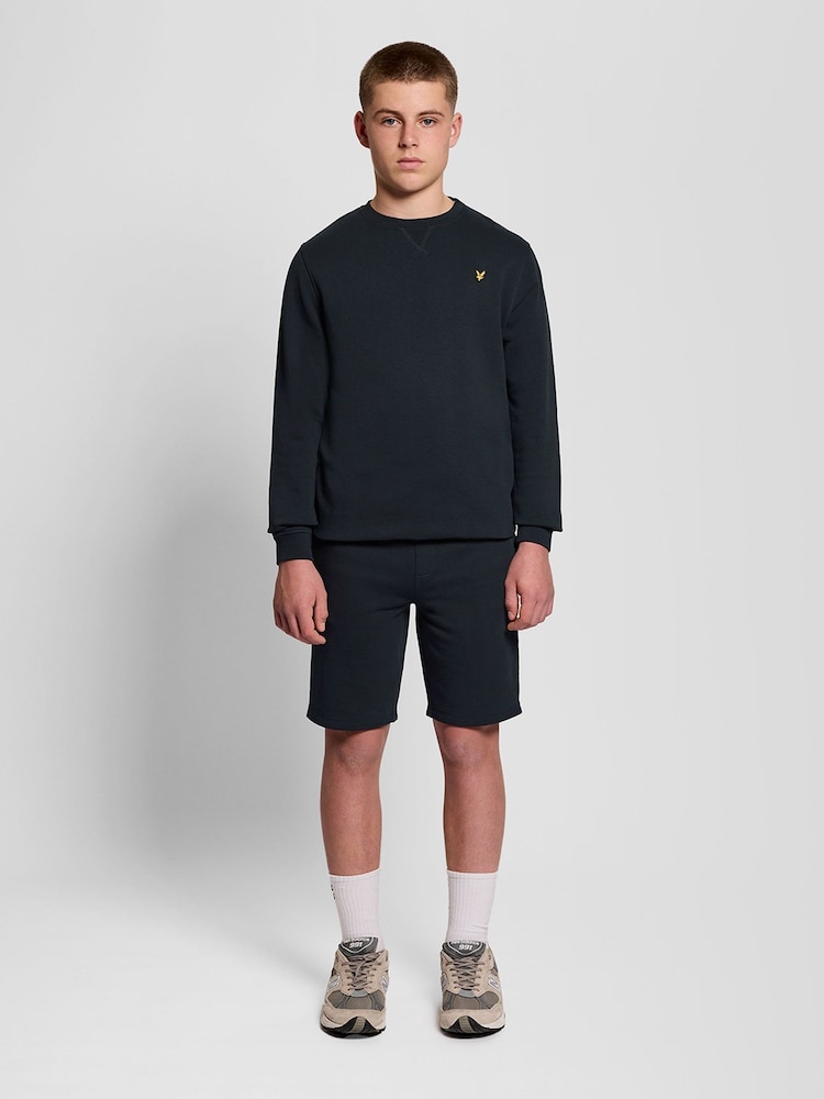 Lyle & Scott Navy Sweat Shorts - Image 1 of 5