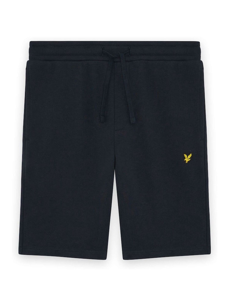 Lyle & Scott Navy Sweat Shorts - Image 5 of 5